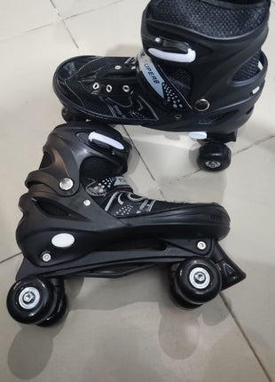 Power Superb Adjustable Roller Skate Shoes 4-Wheels Adjustable Size