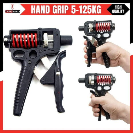 Hand Grip Strengthener Adjustable 10-120kg | Forearm Wrist Exerciser