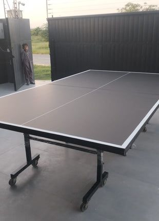 Table Tennis Table 8 Wheels Butterfly Style FOLDABLE - 5 x 9 Feet (MOISTURE PROOF)