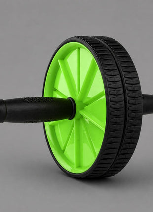 1 AB Set Pushup Stand Plastic, Ab Wheel With Mat, Single Resistance Band, Jump Rope and Hand Grip ( Pack Of 5 )