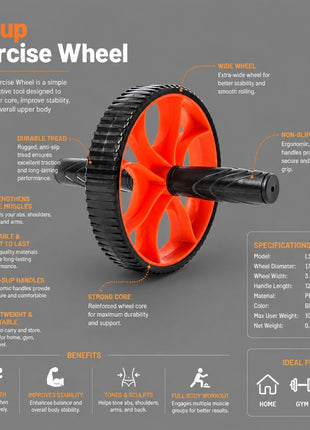Liveup Exercise Wheel LS3372