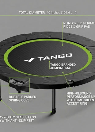 Fitness Trampoline 40 Inches Foldable - Rebounder