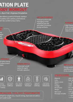 Crazy Fit Massager Plate - Body Vibrator Massager