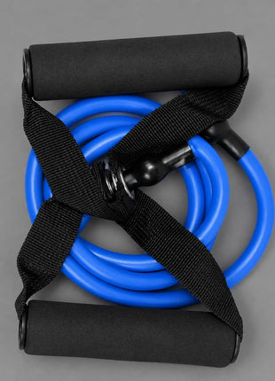 1 AB Set Pushup Stand Plastic, Ab Wheel With Mat, Single Resistance Band, Jump Rope and Hand Grip ( Pack Of 5 )