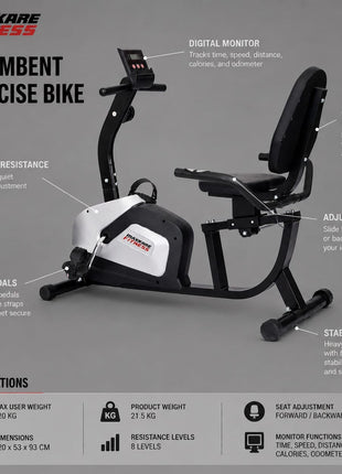 Maximum Fitness RJ 5661 Recumbent Bike