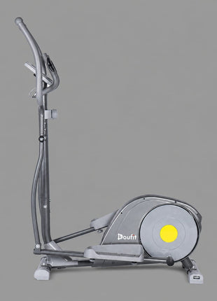 Doufit Elliptical Machine for Home Use, Adjustable Magnetic Elliptical Cross Trainer with LCD Monitor and Pulse Sensors