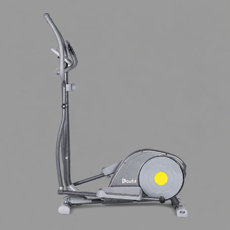 Doufit Elliptical Machine for Home Use, Adjustable Magnetic Elliptical Cross Trainer with LCD Monitor and Pulse Sensors