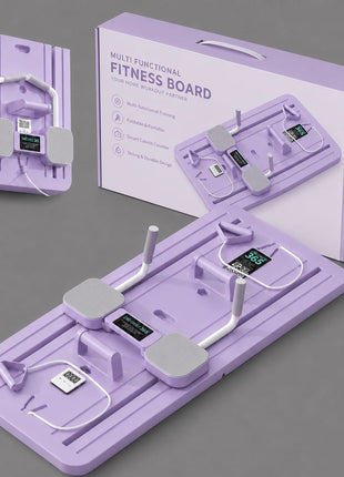 Multifunctional Pilates Board Abdominal Exercise Pushup Board 8IN1 - Automatic Rebound Full-Body Workout Machine for Men & Women