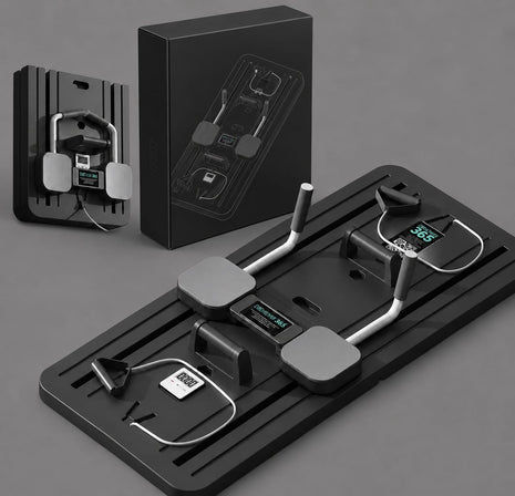 Multifunctional Pilates Board Abdominal Exercise Pushup Board 8IN1 - Automatic Rebound Full-Body Workout Machine for Men & Women