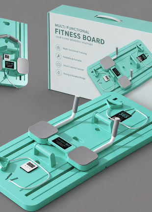 Multifunctional Pilates Board Abdominal Exercise Pushup Board 8IN1 - Automatic Rebound Full-Body Workout Machine for Men & Women