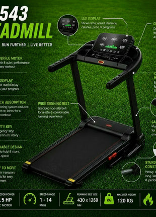 TA-543 Professional Motorized Treadmill