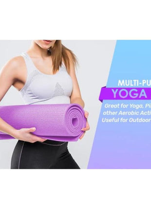 Yoga Exercise Mat 10mm Anti Slip NBR Material Imported