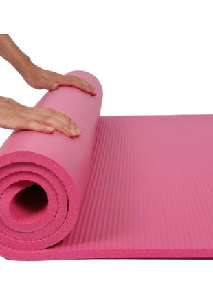 Yoga Exercise Mat 10mm Anti Slip NBR Material Imported