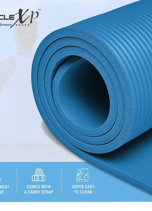 Yoga Exercise Mat 15mm Anti Slip NBR Material Imported