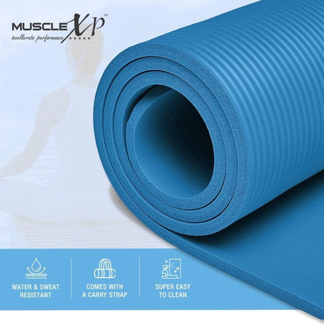 Yoga Exercise Mat 15mm Anti Slip NBR Material Imported