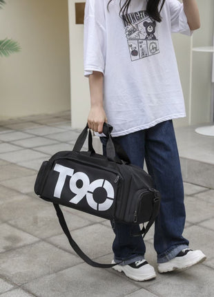 T90 Backpack 2 in 1 with Shoe Compartment - Black