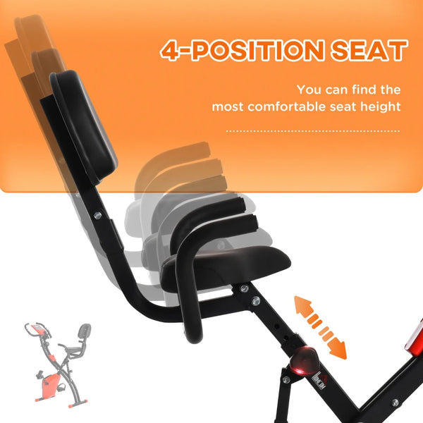 2-in-1 Foldable Exercise X Bike