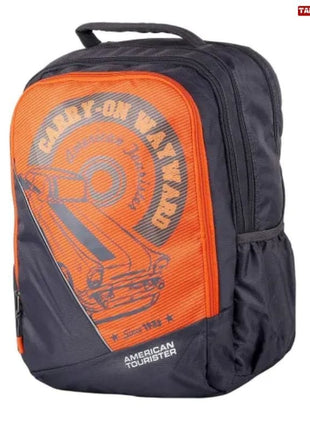 AMERICAN TOURISTER Large 36 L Backpack Pop 02 (Orange, Grey)