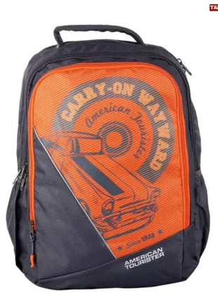 AMERICAN TOURISTER Large 36 L Backpack Pop 02 (Orange, Grey)