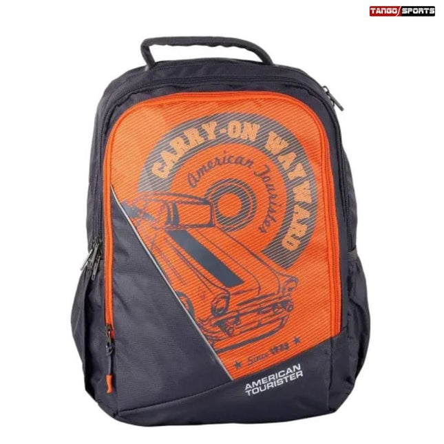 AMERICAN TOURISTER Large 36 L Backpack Pop 02 (Orange, Grey)