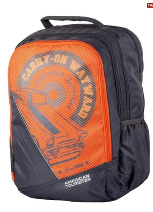 AMERICAN TOURISTER Large 36 L Backpack Pop 02 (Orange, Grey)