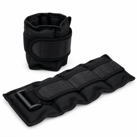 Ankle & Wrist Weight 1KG to 5KG - Black (Pack of 2 )