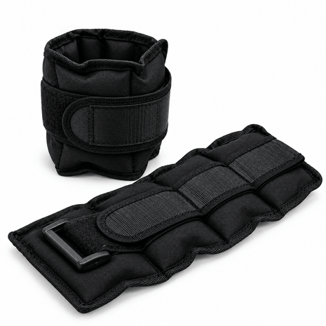 Ankle & Wrist Weight 1KG to 5KG - Black (Pack of 2 )