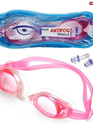 Antifog Adjustable Swimming Goggles with Earplugs - TH-1600