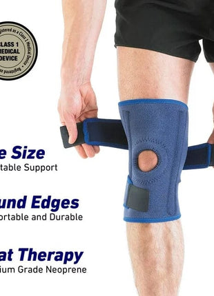 Knee Brace Sleeve Open Patella 2 Straps- Pack of 1