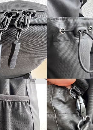 Magnetic Storage Bag With Bottle Holder - Black