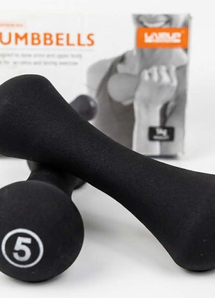Liveup Dumbbells Bone Shape Neoprene 5kg*2 LS2002