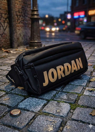 Jordan Waist & Cross Body Bag - Blue and Black