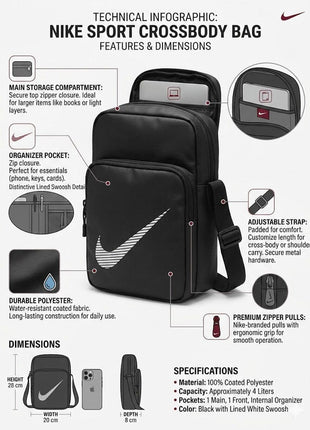 NK Streak Crossbody Bag - 4 Colors