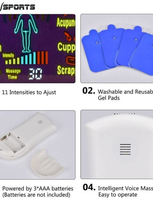 Blueidea Multifunctional Physio Therapy Machine Pain Relief, Fat Burner and Relaxation