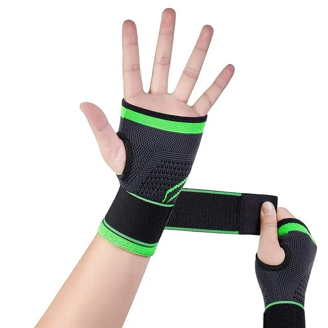 Palm & Wrist Support Brace - Green (Pack of 1)