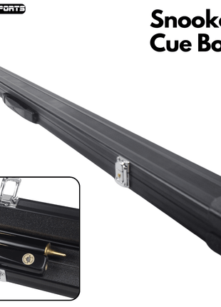 Snooker Cue case three piece and one piece - Black