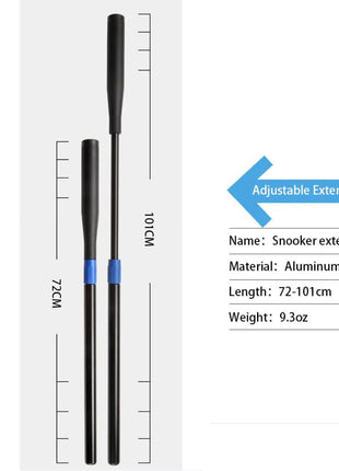 Snooker Cue Extension Aluminum Alloy Adjustable - Durable Billiard Extensions