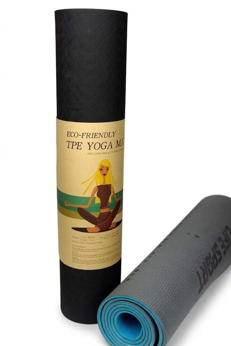 Yoga Exercise Mat - TPE Material 6mm - Random Colors