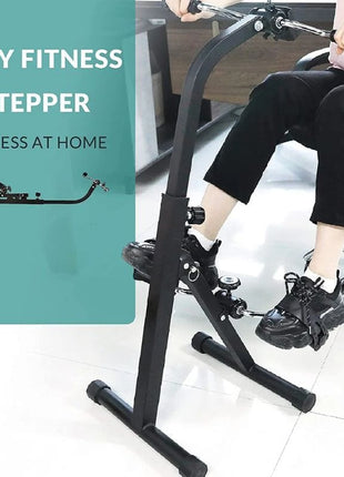 Mini Exercise Cycle for Arms and Handles With Meter