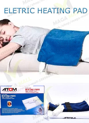 Atom Electric Heating Pad With Fleece Cover