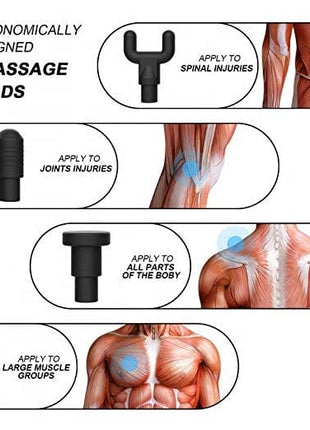 Fascial Massager Gun With Attachments