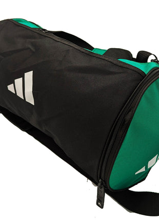 3 Stripes Duffle Stripes With Shoe Compartment Green - 18 Inches