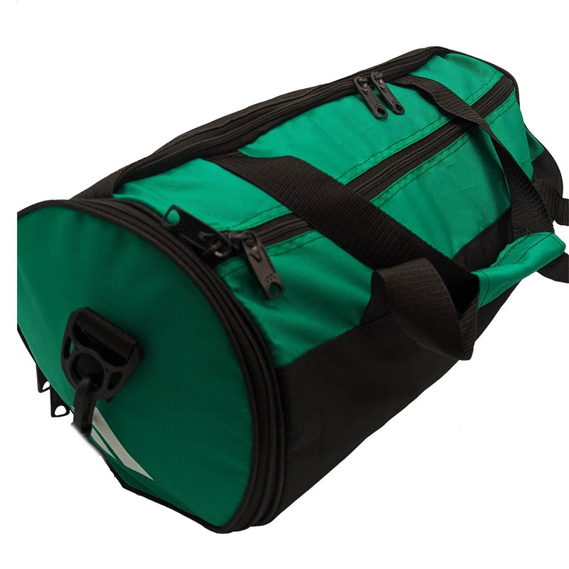 3 Stripes Duffle Stripes With Shoe Compartment Green - 18 Inches