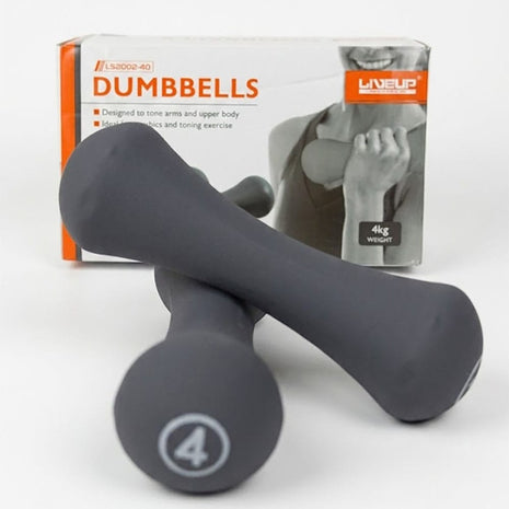 Liveup Dumbbells Bone Shape Neoprene 4kg*2 LS2002
