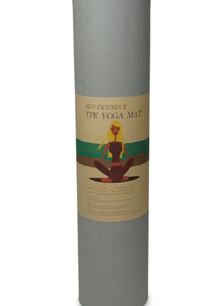 Yoga Exercise Mat - TPE Material 8mm Double Color Orange