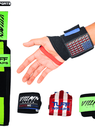 Gym Wrist Straps - Wrist wraps ( Pack of 2Pcs )