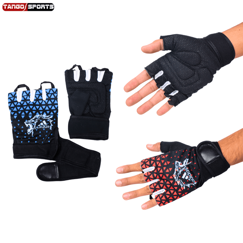 Weight Lifting Gym Gloves Pair - Black