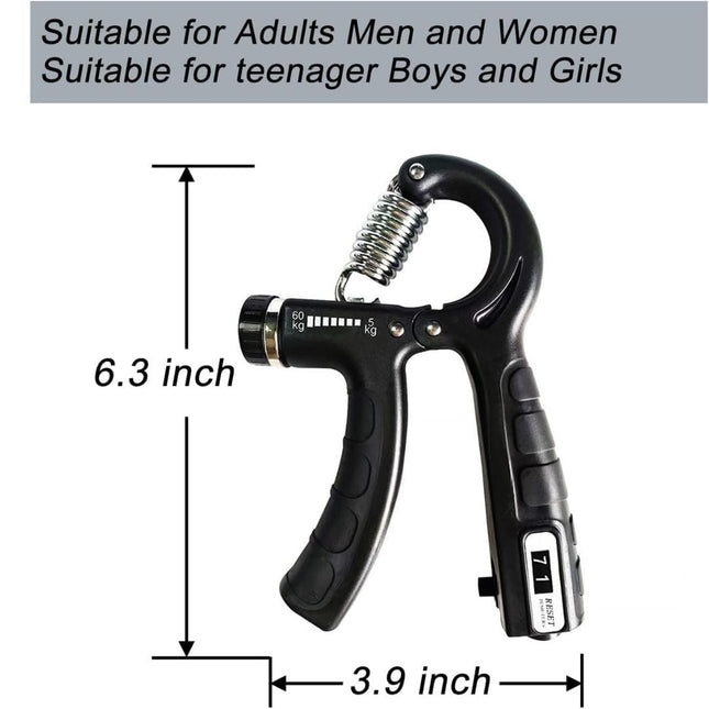 Adjustable Hand Grip With Counter 5 to 60kg