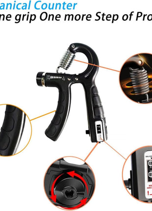Adjustable Hand Grip With Counter 5 to 60kg