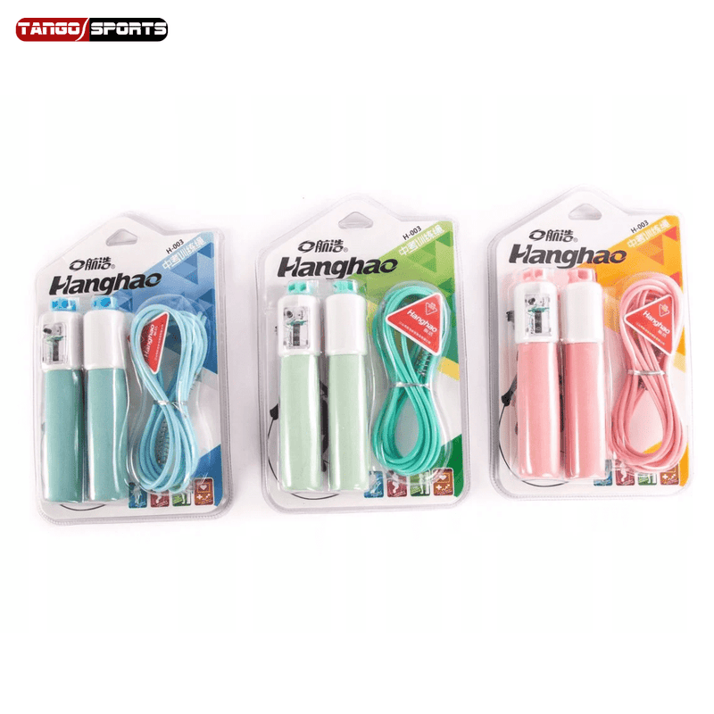 Hanghao Adjustable Skipping Rope With Counter - Multicolors